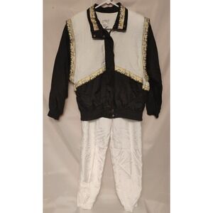 Vintage 1980s Lavon Womens SMALL Jacket MEDIUM Pants Track Suit Tracksuit Set